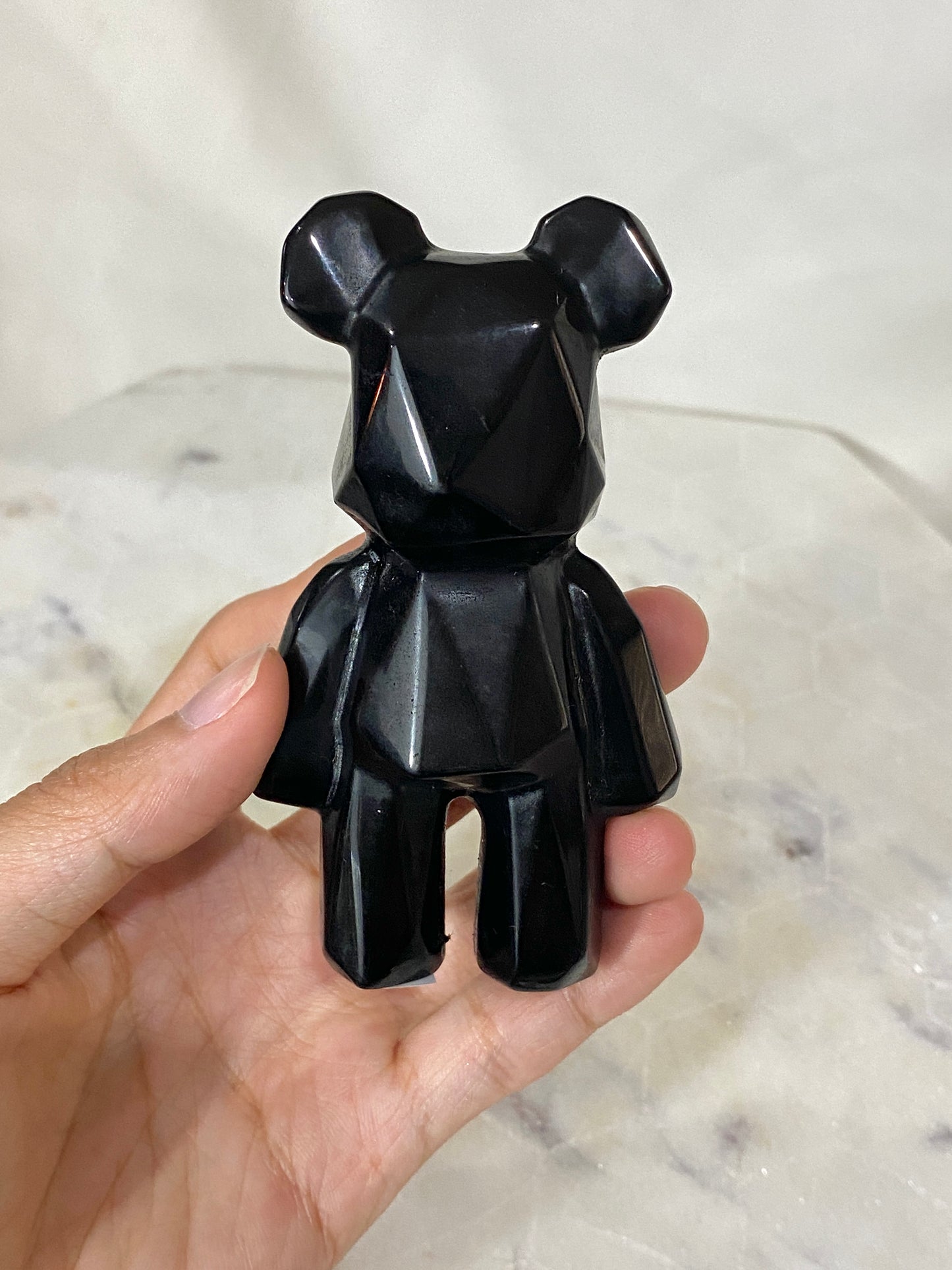 Black Obsidian Teddy Bear