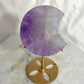 Amethyst Moon on Stand