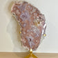 Pink Amethyst w/ Amethyst Slab