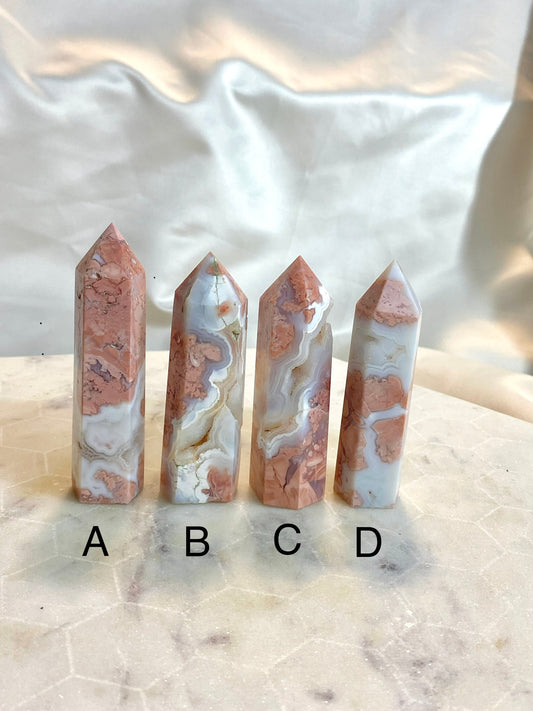 Pink Agate Towers