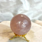 12 Stars Rose Quartz Sphere