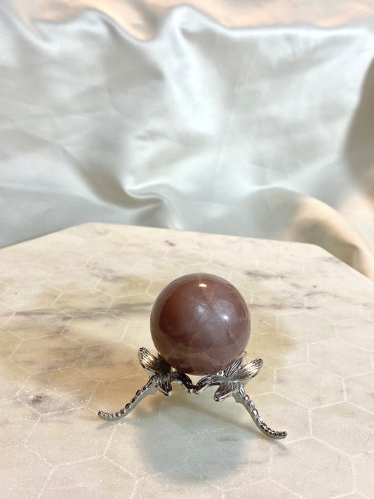 Peach Moonstone/Sunstone Sphere