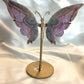 Flower Agate Butterfly on Stand